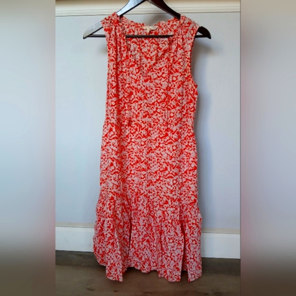 Rebecca Taylor Silk Midi Dress Sleeveless Size 0 (XS / S)